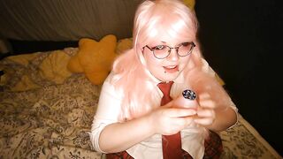 Naughty Schoolgirl Sugar Dandy Breaks in New Pipe