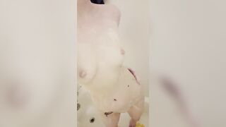 Hawt and Soapy - rinsing off in the shower