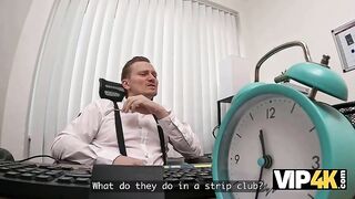 VIP4K. Hawt hotty Seduced a Loan agent