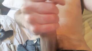 Fucking a quick solo cum shot out