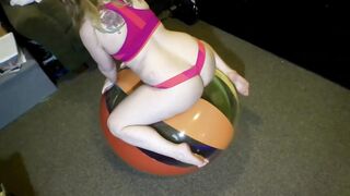 48inch Striped Beach Ball :: Strip Tease & Humping
