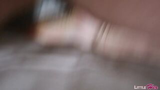 She Touches her Cute Pussy! Showing you Little Titties and Playing with Hard Teats until Cums Hard