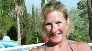 AuntJudys - Your Fresh Pool Lady Mrs. Molly Sucks Your Rod (POV)