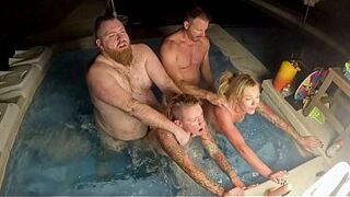 Hot Tub Orgy With Deliah Grace And Lola Maverick