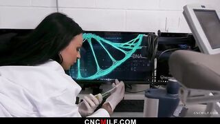 Nasty MILFs Concoct a Miracle Medicine to Make Everyone Slutty and Test It with a three-some