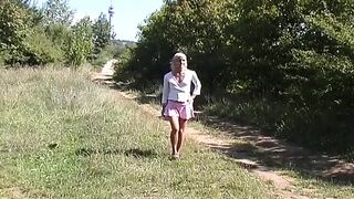 Pierced Twat Playgirl Fomr Germany Got to Pee Outdoor
