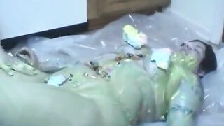 Fat coeds Christina & Madalyn get messy