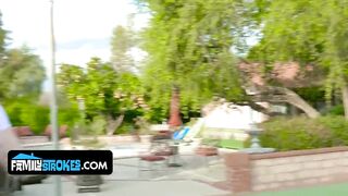 Busty Curvy Krissy Lynn Shares Penis in Ardent Three-some