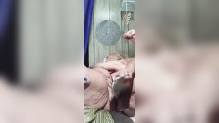 Spanking Her Tits and Clitoris Shes a Lewd Trashy Slut