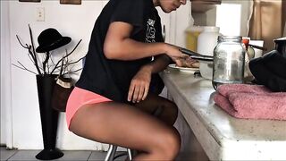 I Love to Ruin Her Day with My Wang - This honey Went to the GYM with Her Snatch Used that Day