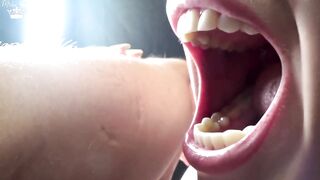 Hard Biting of Male Fingers and Arm Film 3 Mouth and Teeth Fetish!