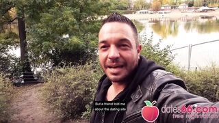 Latina MILF Zara Mendez sexually excited for instant sex at lake!