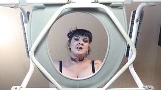 Shrunk Latrine Worshipping Slave