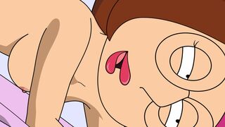 Family Stud Meg FULL MOVIE SCENE Riding CREAMPIE Crossover Rick and Morty