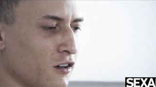 Watch charming girl suck and bang to intense multiple orgasms