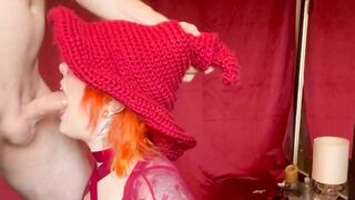 Cosplay Nerd Gives Incredible Sloppy Fellatio