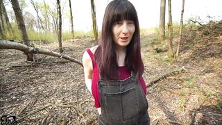 In cerca di TRONCHI DURI da segare!?(sesso amatoriale nel bosco)