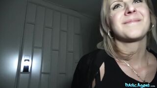 Her impressive tits covered in my jizz - Public Agent