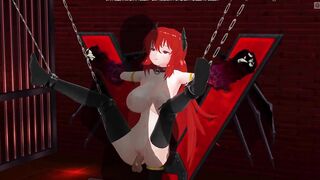 3D COMICS S&M Succubus seduced the owner in the basement