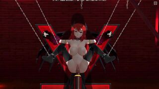 3D COMICS S&M Succubus seduced the owner in the basement