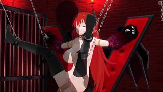 3D COMICS S&M Succubus seduced the owner in the basement