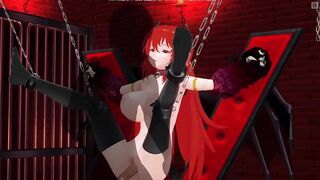 3D COMICS S&M Succubus seduced the owner in the basement