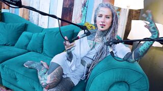 Anuskatzz tattoo model ASMR U - uncomfortable podcast talking