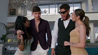 CUCKOLD HUSBAND SHARES HIS WIFE WITH NEIGHBORS - YASMINA KHAN - CATHERINE KNIGHT