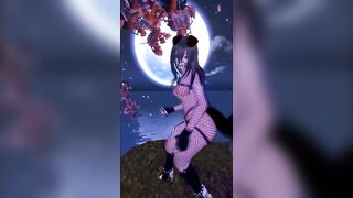 puppy angel dancing in the moonlight
