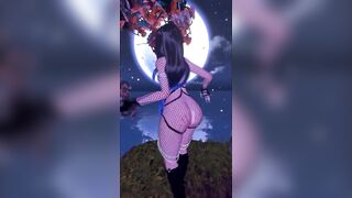 puppy angel dancing in the moonlight