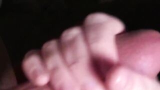 Busty BBW sucking dong cum in mouth