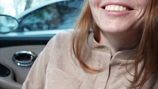 Make Myself Cum In Car Quick Orgasm After Walking * Real Amateur Porn *