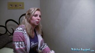 Public Agent - blushing amateur looked so nervous but loved every inch
