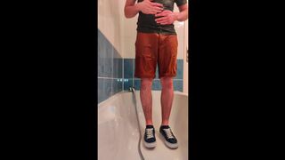 Piss Brown Shorts And Warm Shower