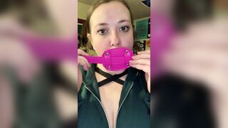 takes 4" sex toy gag training teaser