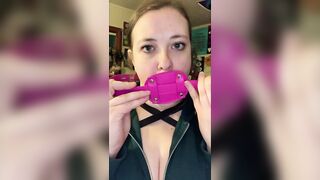 takes 4" sex toy gag training teaser