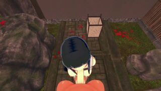 Hinata deep throats jock POV then swallows cum (Naruto Manga)