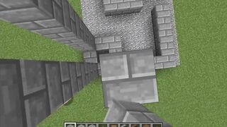 How to build an facile 8x8 castle in Minecraft (tutorial)