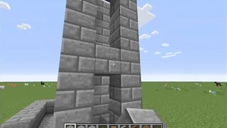 How to build an facile 8x8 castle in Minecraft (tutorial)