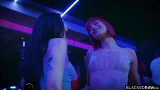 BLACKEDRAW Naughty Besties Dolly Dyson And Catherine Knight Get Screwed Hard In Late Night BBC Foursome
