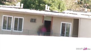 Small Teen Nicole Has Public Sex on WC with a Stranger with a Big Dong