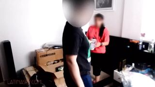 latina maid with massive butt takes a pounding