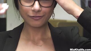 Mia Khalifa - Big Tit Mia Takes Big Knob in the Library