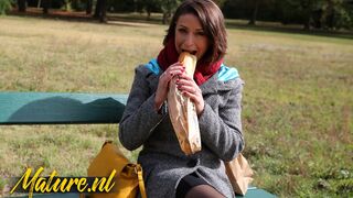 Spruce French MILF Anya Gets The one and the other Her Holes Banged By a Stranger She Met In The Park