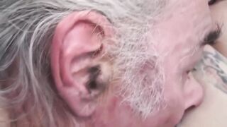 A Slut Drilled by a Super-hung Old Dude