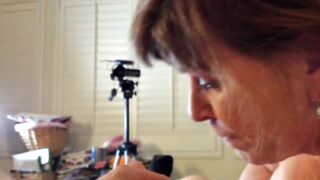 Mature granny in a collection of blowjob scenes