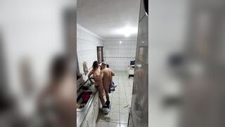 The maid agreed to get nude and receive an goo flow on her face.