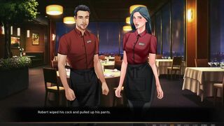 Hillside-Waitress Wild Fellatio