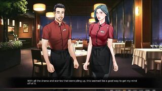 Hillside-Waitress Wild Fellatio