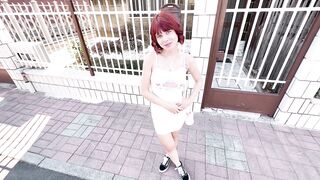 Redhead kewl small encounter stranger on the street: hard sex with extra-small pussy